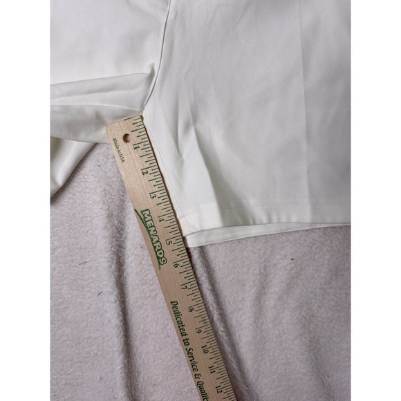 Adidas 5" Primegreen Golf Shorts White Women's 12 Stretch Flat Front Pockets - Picture 8 of 13